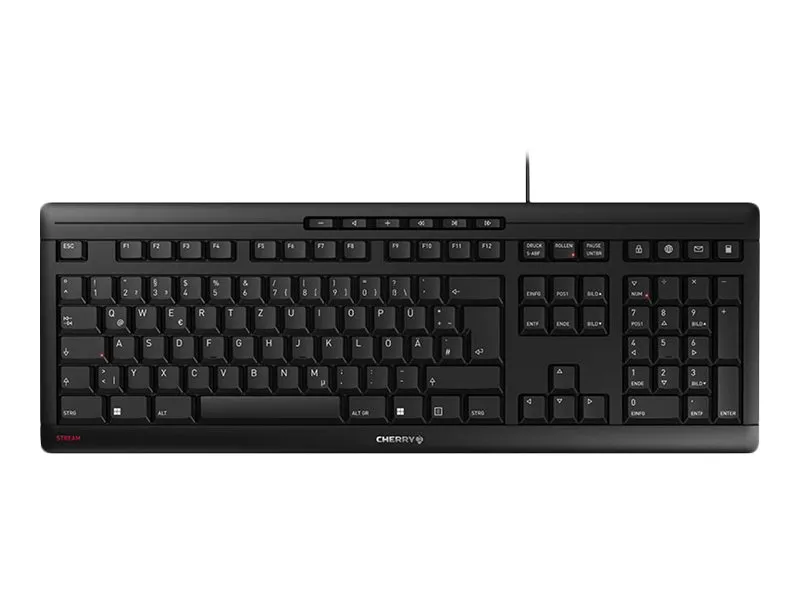 Cherry Cherry Tastatur 'Stream JK-8500', schwarz – Produktbild 4 von 6