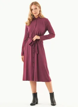 ORGANICATION ORGANICATION Hemdblusenkleid aus LENZING ECOVERO – Produktbild 1 von 1