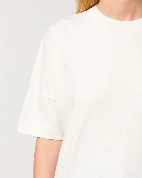 YTWOO YTWOO Recyceltes Oversize T-Shirt aus Bio Baumwolle, Weiß, – Produktbild 4 von 4