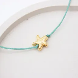 Bow & Hummingbird Bow & Hummingbird Armband auf Karte - Seesternchen - Meeresrauschen – Produktbild 1 von 1
