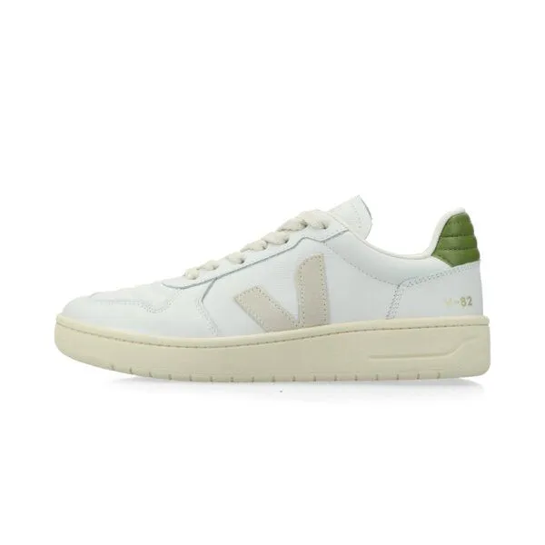 Veja Veja Damen-Sneaker V-82 Leather White Pierre Kiwi – Produktbild 1 von 5