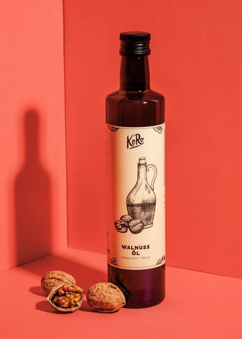 KoRo Bio Walnussöl 6 x 500 ml – Produktbild 1 von 5