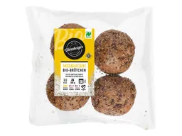 Herzberger Herzberger Bio-Mehrkornbrötchen zum Aufbacken, 4er-Pack – Produktbild 1 von 1