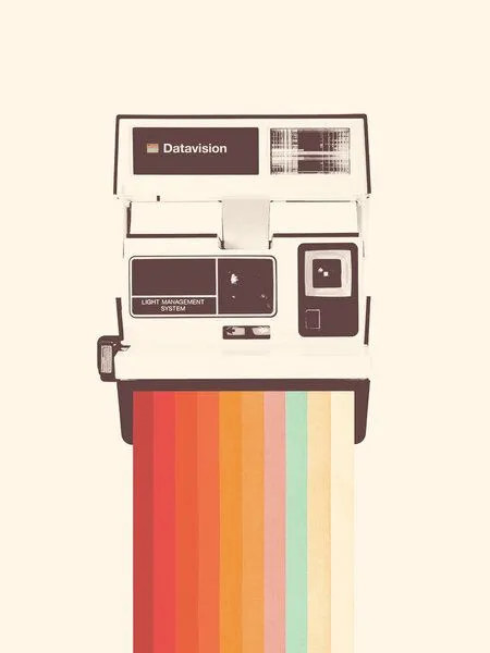 Photocircle Photocircle Poster / Leinwandbild - Instant Camera Rainbow – Produktbild 1 von 4