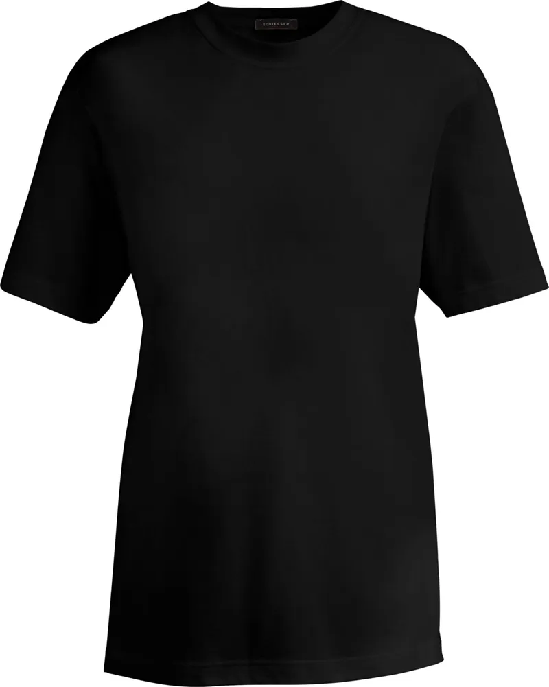 Schiesser Unterhemd schwarz, Schwarz, – Produktbild 3 von 3
