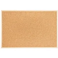 Kork Deko Kork-Deko XL Pinnwand Memoboard aus Kork mit Holzrahmen - 90x60cm – Produktbild 1 von 1