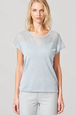 HempAge Hempage Damen vegan Top Mesh Platinum – Produktbild 1 von 1