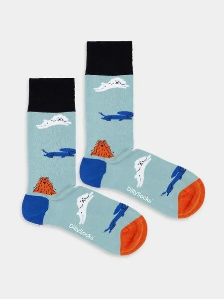 DillySocks DillySocks Bunte Socken aus Bio-Baumwoll - Mix, Pawesome crew, – Produktbild 2 von 4