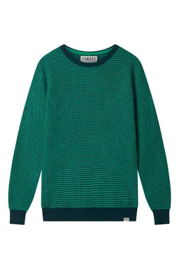 KOMODO KOMODO Herren vegan Pullover Hasan Teal – Produktbild 1 von 1