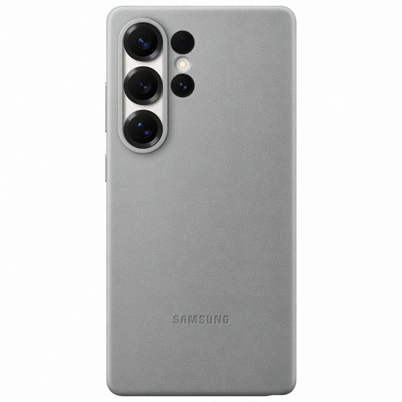 Samsung Original KindSuit Vegan Leather Case für das Samsung Galaxy S25 Ultra - Grau, Grau, – Produktbild 2 von 3
