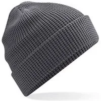 Beechfield Beechfield Damen / Herren Beanie Mütze Wintermütze Strickmütze Waffle Beanie, Graphite grey, – Produktbild 1 von 1
