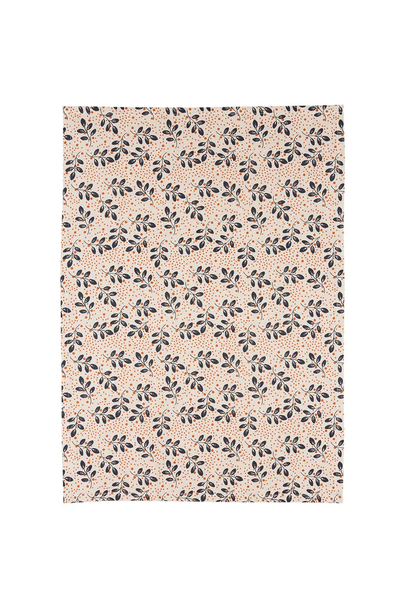 Tranquillo Geschirrtuch LEAVES (Bio-Baumwolle) - bunt – Produktbild 1 von 2