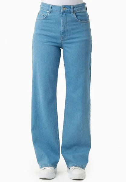 ORGANICATION ORGANICATION Jeans mit Geradem Schnitt aus Bio-Baumwolle, Light blue, – Produktbild 2 von 3