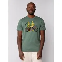 watapparel watapparel T-Shirt Unisex Avocado Fahrrad, Green bay, – Produktbild 1 von 1
