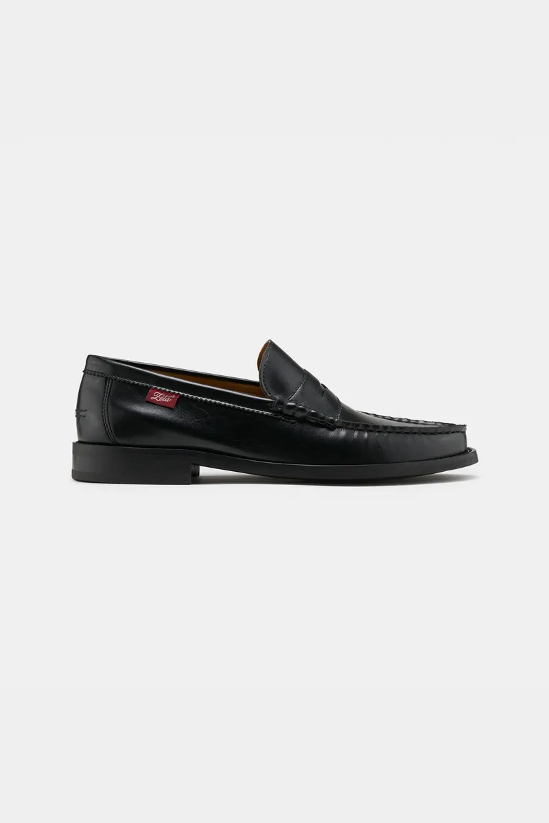Zèta Zèta Herren vegan Loafers Unisex Braga, Schwarz, – Produktbild 1 von 2