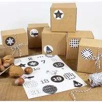 Bow Hummingbird Bow & Hummingbird Adventskalender Set mit Boxen zum Befüllen, Schwarz, – Produktbild 1 von 1
