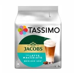 Tassimo Tassimo Kaffee Typ Latte Macchiato Weniger Süß, 8 Portionen – Produktbild 1 von 1