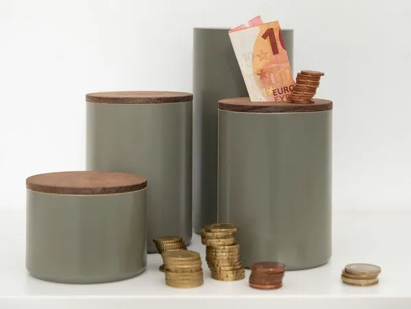 werkvoll by Lena Peter werkvoll by Lena Peter Recycling Feuerlöscher Spardose FIRE, Red, – Produktbild 2 von 6