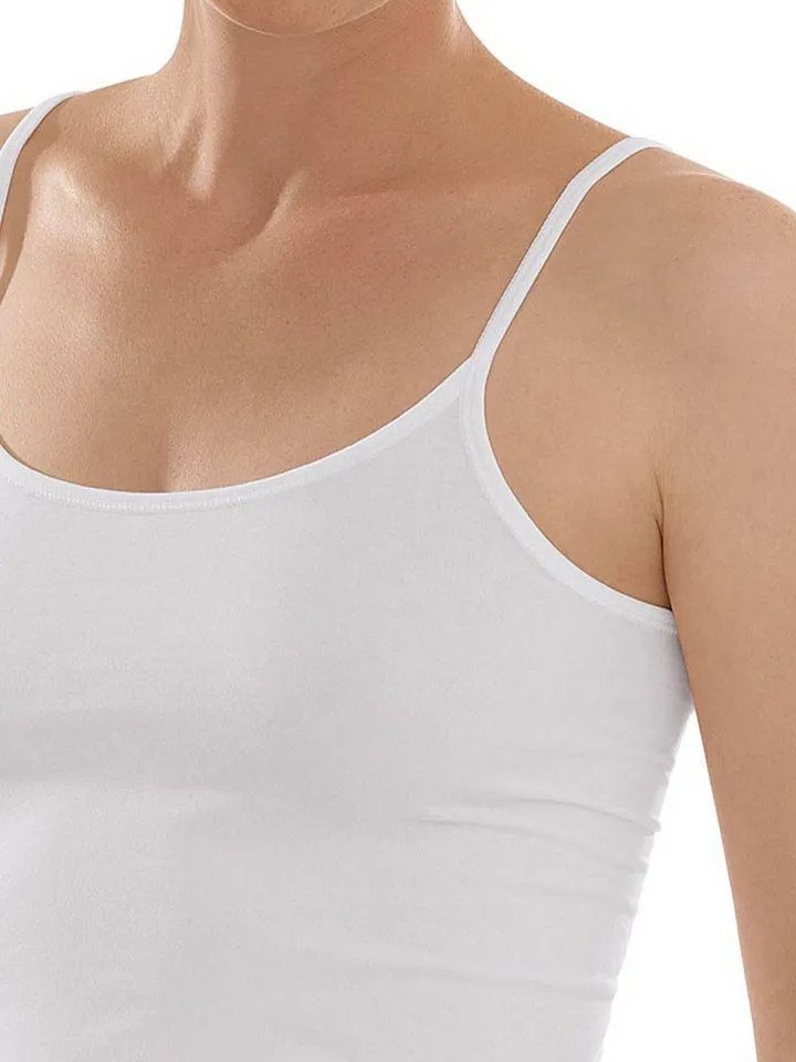 comazo comazo Achseltop Damen Trägershirt 2764 (Stück, 1-St) Vegan, Rot, – Produktbild 3 von 3