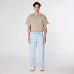 DAWN RISE Relaxed Tapered Minimal Stretch - Basic - Ice Blue - Ice Blue / 36 / 32 – Produktbild 1 von 1