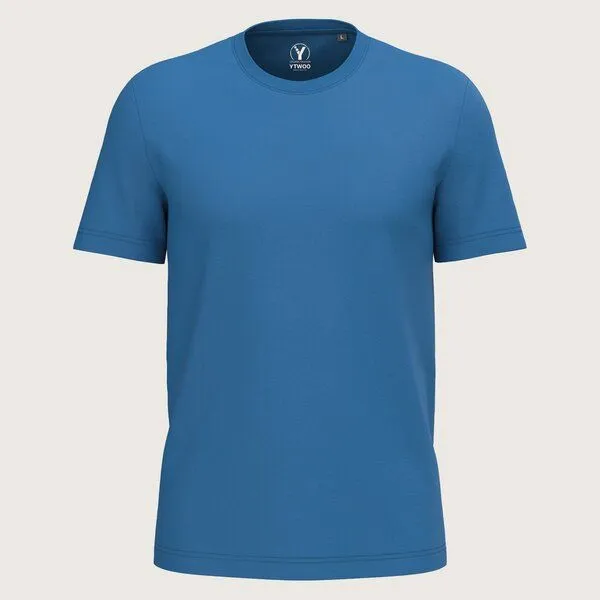 YTWOO YTWOO Regular Herren T-Shirt Light, Light royal blue, – Produktbild 1 von 2