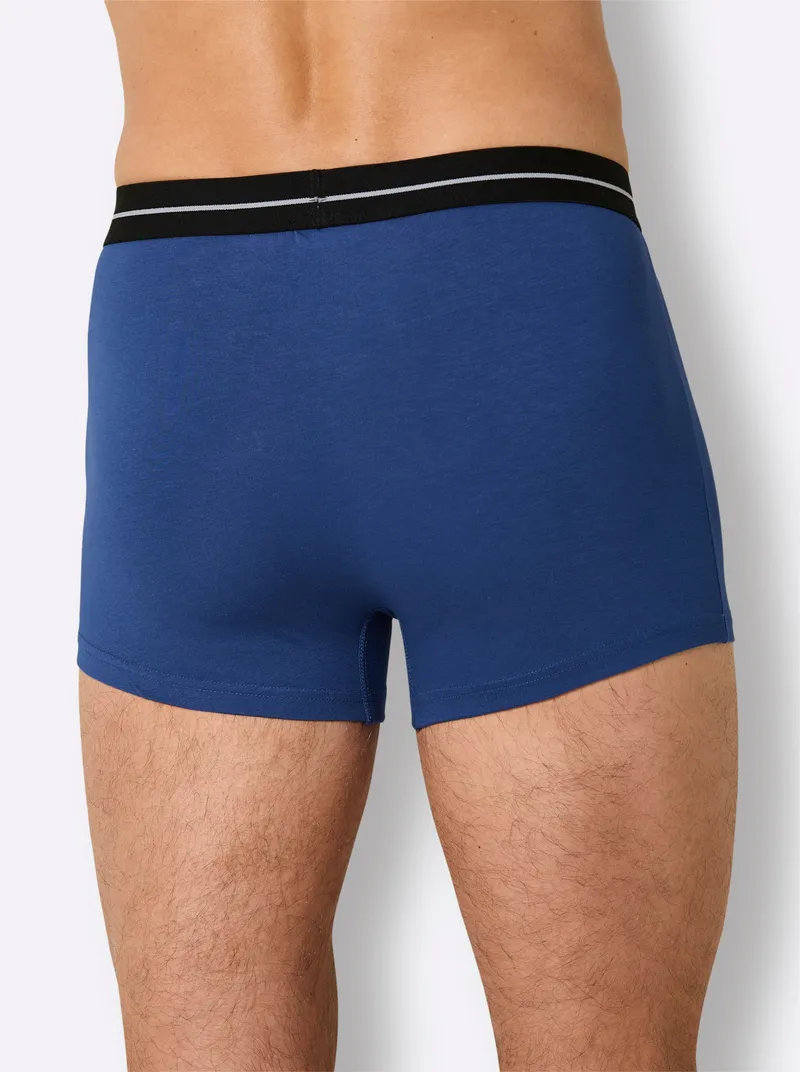 wäschepur men Pants royalblau + rot + schwarz, Royalblau + rot + schwarz, – Produktbild 3 von 3