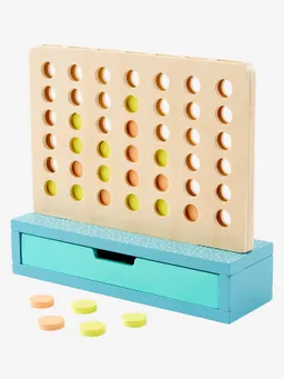 Vertbaudet Kinder Spiel VIER GEWINNT aus Holz FSC® – Produktbild 1 von 1
