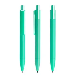 prodir prodir® Druckkugelschreiber DS4 Soft Touch PRR Push, blaue Mine, hellgrün – Produktbild 1 von 1