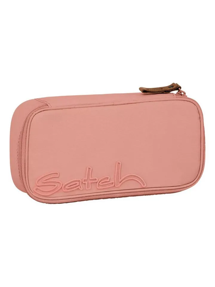 Satch Satch Federmäppchen Schlamperbox, (1-tlg), inklusive Geodreieck und Stundenplan, Orange, – Produktbild 1 von 1