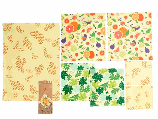 BeesWrap Bees Wrap Bienenwachstuch Variety Pack Remix - Lebensmittelbehälter / Vorratsdosen von BeesWrap – Produktbild 1 von 1