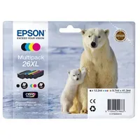 Epson Epson 4er Set Tintenpatronen 26 XL Multipack schwarz, cyan, magenta, gelb – Produktbild 3 von 3