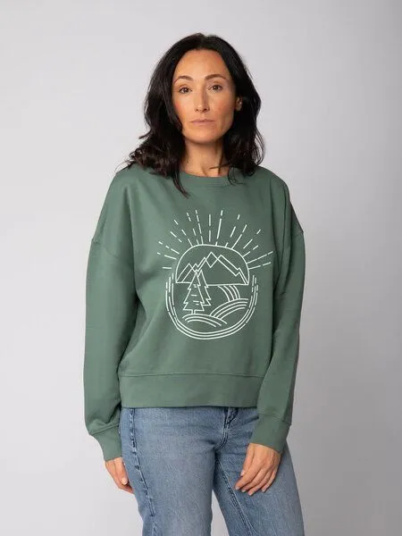 watapparel watapparel Sweatshirt Frauen Natur ist schön, Green bay, – Produktbild 2 von 2