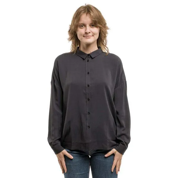 Zerum Zerum Langarm-Bluse Nora, Navy, – Produktbild 1 von 4
