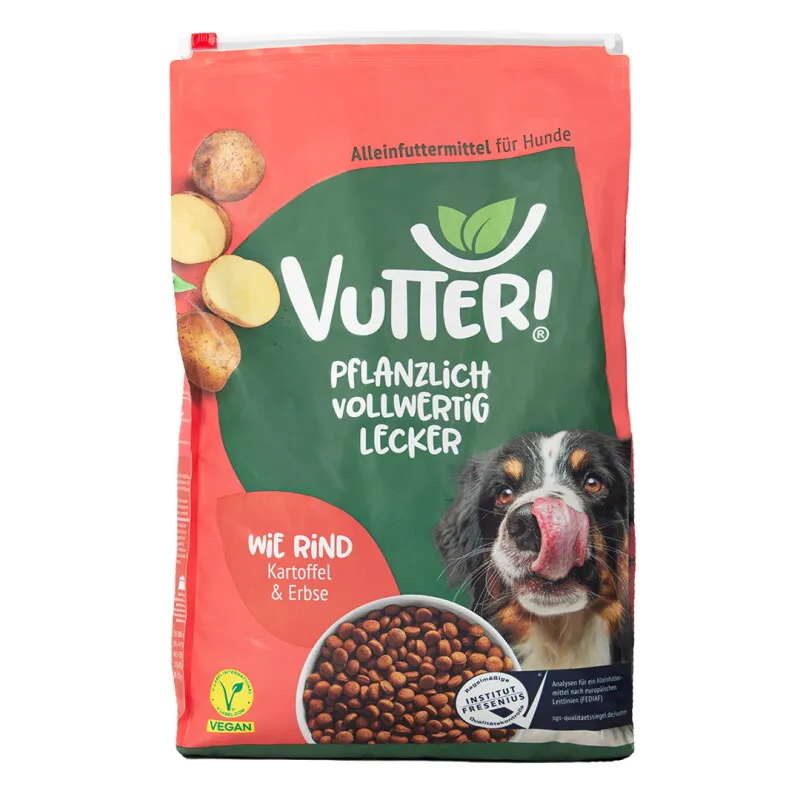 Vutter! Vutter! Trockenfutter: Wie Rind 4 kg – Produktbild 1 von 2