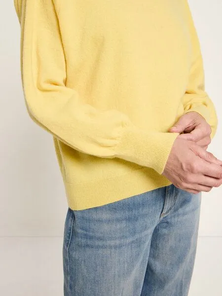 LANIUS LANIUS Rundhalspullover, Yellow, – Produktbild 4 von 4