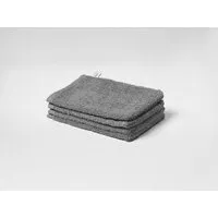 Yumeko Waschlappen Terry 15x22 - 4 Stk. "Yumeko" aus Bio-Baumwolle, Dark grey, – Produktbild 1 von 1