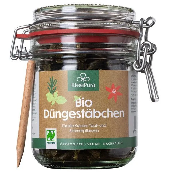 Kleepura KleePura BioDüngestäbchen 200 g im Einmachglas – Produktbild 1 von 5