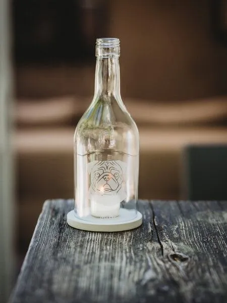 MaBe MaBe Der MOPS Upcycling aus der leeren Flasche, Transparent rum, – Produktbild 2 von 3