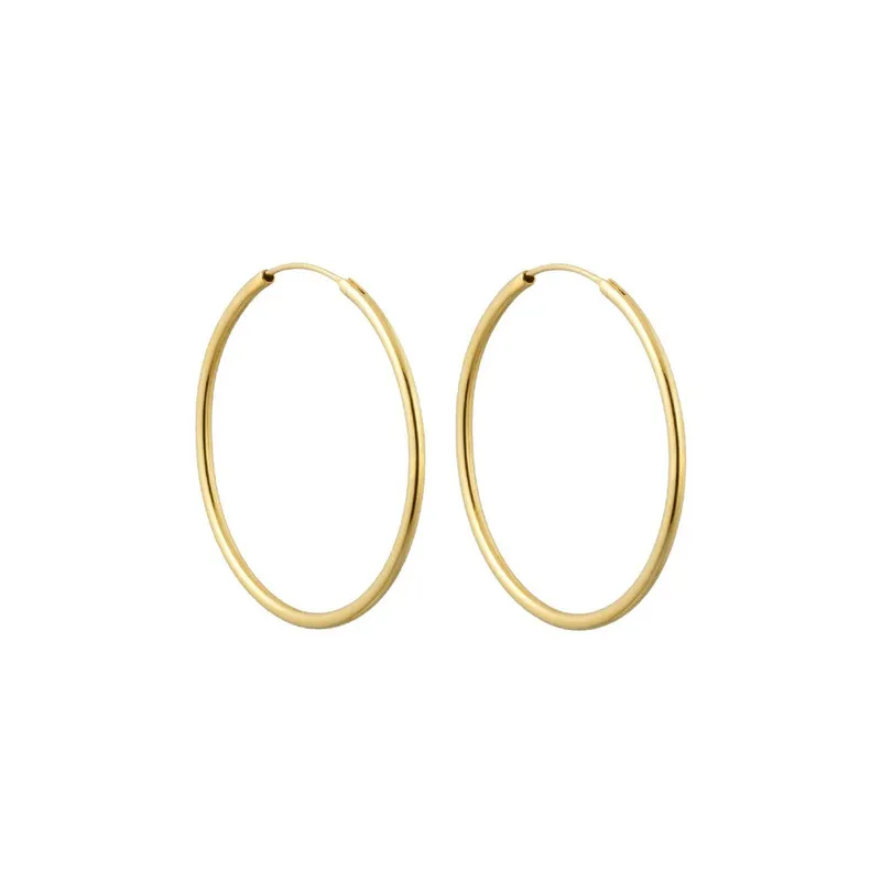 Design Letters DL Hula Hoops 30mm vergoldet (set of 2 pcs) – Produktbild 1 von 1