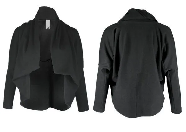 FORMAT FORMAT LOOP Cardigan, Schwarz, – Produktbild 2 von 3