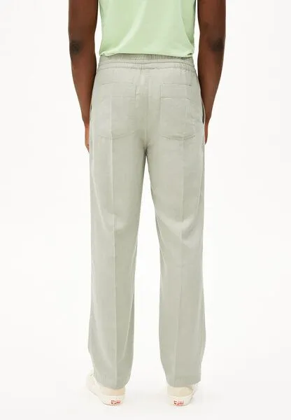 ARMEDANGELS ARMEDANGELS LUKAA LINO Herren Webhose aus Leinen-Mix, Seagreen, – Produktbild 2 von 4