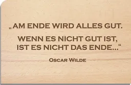 holzpost holzpost Holzpostkarte Ende – Produktbild 1 von 1