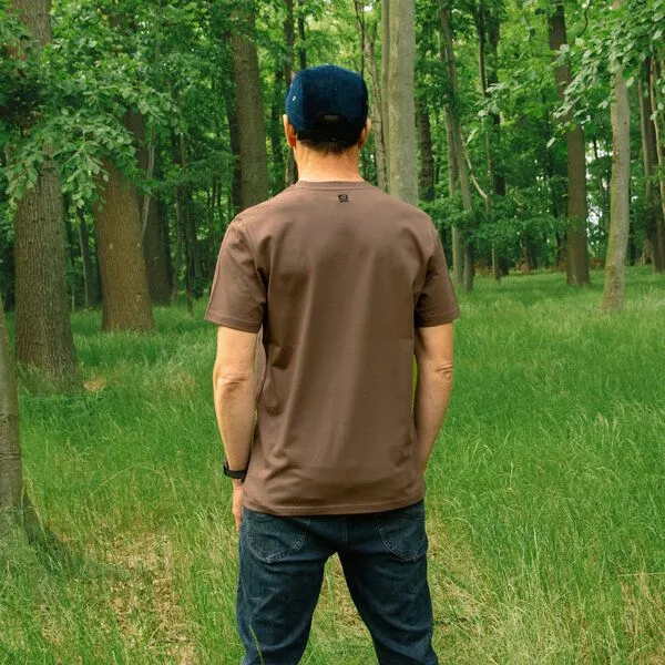 Cmig Cmig Kaffee-Hörnchen T-Shirt für Kaffeeliebhaber, Mocha (braun), – Produktbild 3 von 4