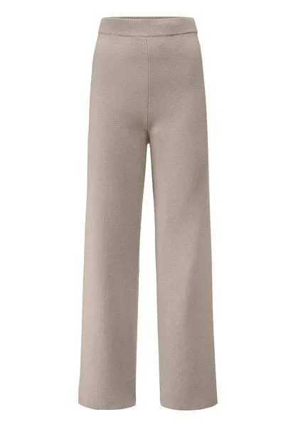 hessnatur hessnatur Strick Hose Relaxed aus Bio-Merinowolle und Bio-Baumwolle, Taupe, – Produktbild 3 von 4