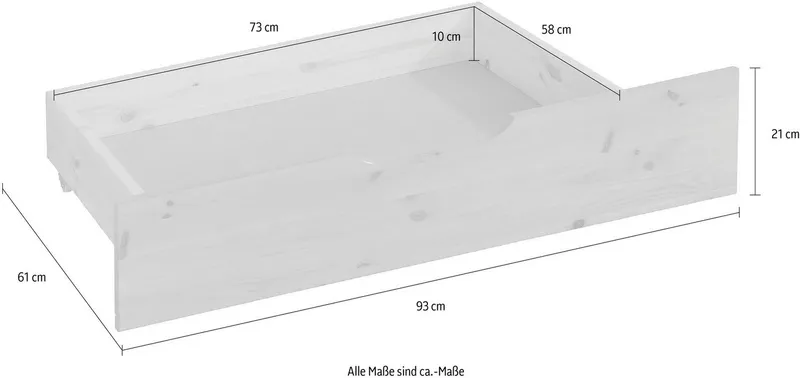OTTO home Schublade "FINJA ", zertifiziertes Massivholz, 2-teiliges Set, Braun, – Produktbild 3 von 5