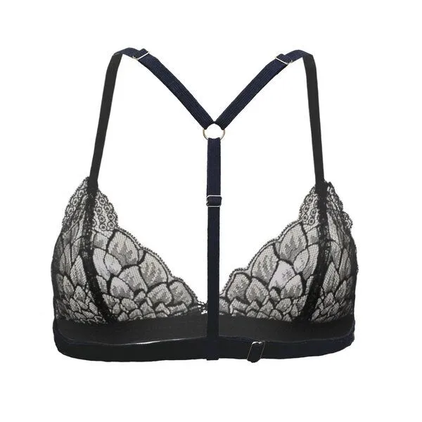 Golden Circle Clothing Golden Circle Clothing Spitzen-BH mit Biogummi, Schwarz, – Produktbild 4 von 4