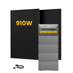Anker Anker SOLIX Solarbank 3 E2700 Pro, mit 2 x 455W Bifaziale Solarmodule, by Powerness - 13.5kWh / ohne Zubehör / Standardversand – Produktbild 1 von 1