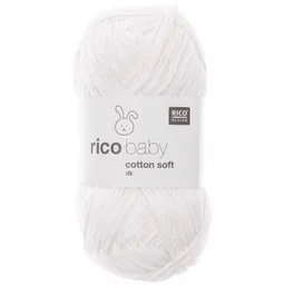 Rico Design Rico Design Rico Baby Cotton Soft dk Schneeweiß – Produktbild 1 von 1