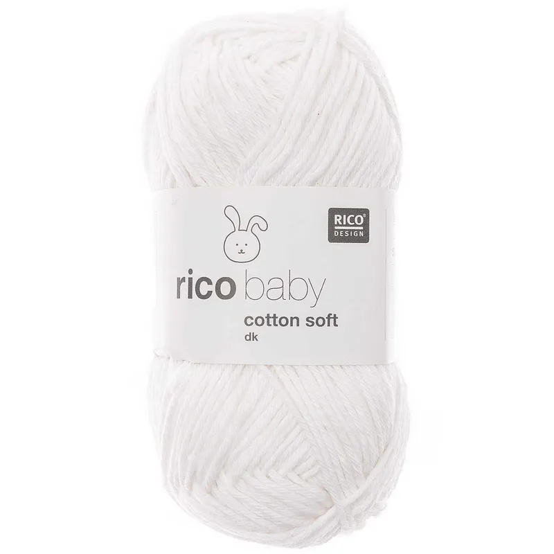 Rico Design Rico Design Rico Baby Cotton Soft dk Schneeweiß, Schneeweiß, – Produktbild 1 von 1