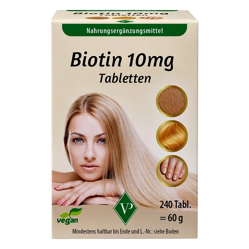 Pharma Peter Pharma Peter Biotin 10 Mg Vegan Tabletten – Produktbild 1 von 1